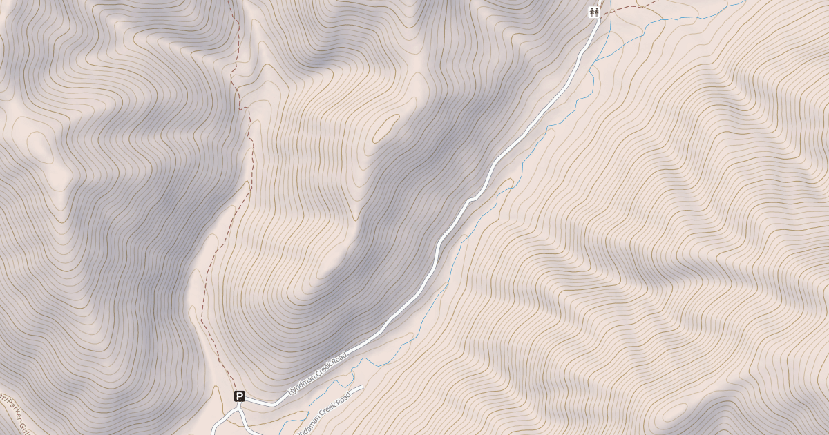 Map preview of HYNDMAN CR