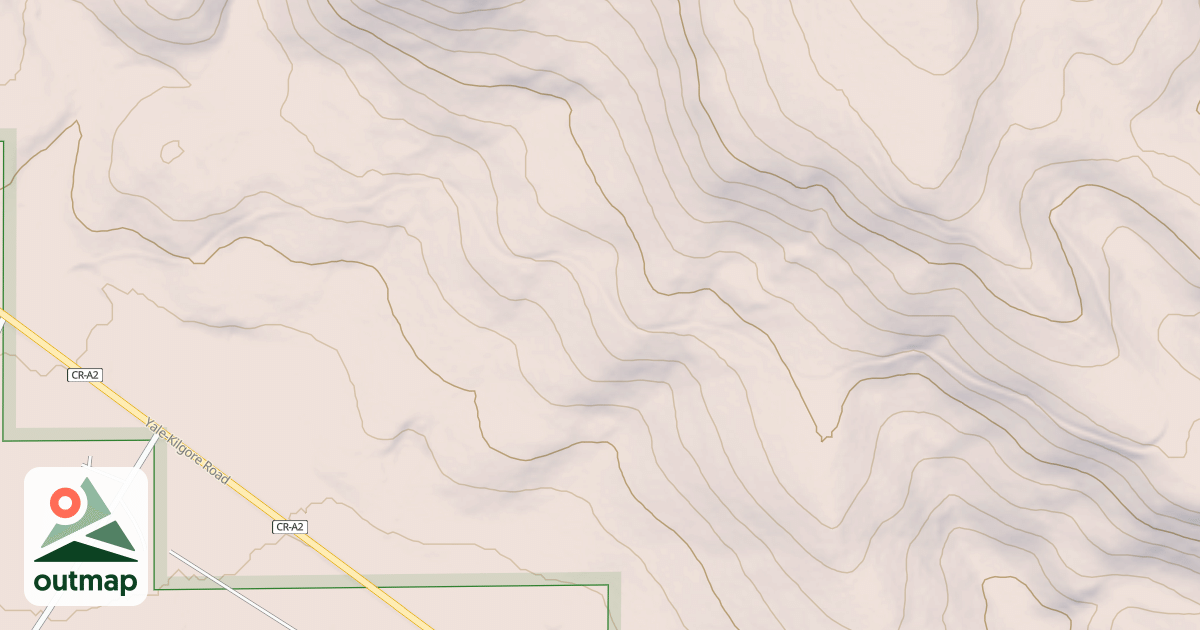 Map of DRY CANYON D2