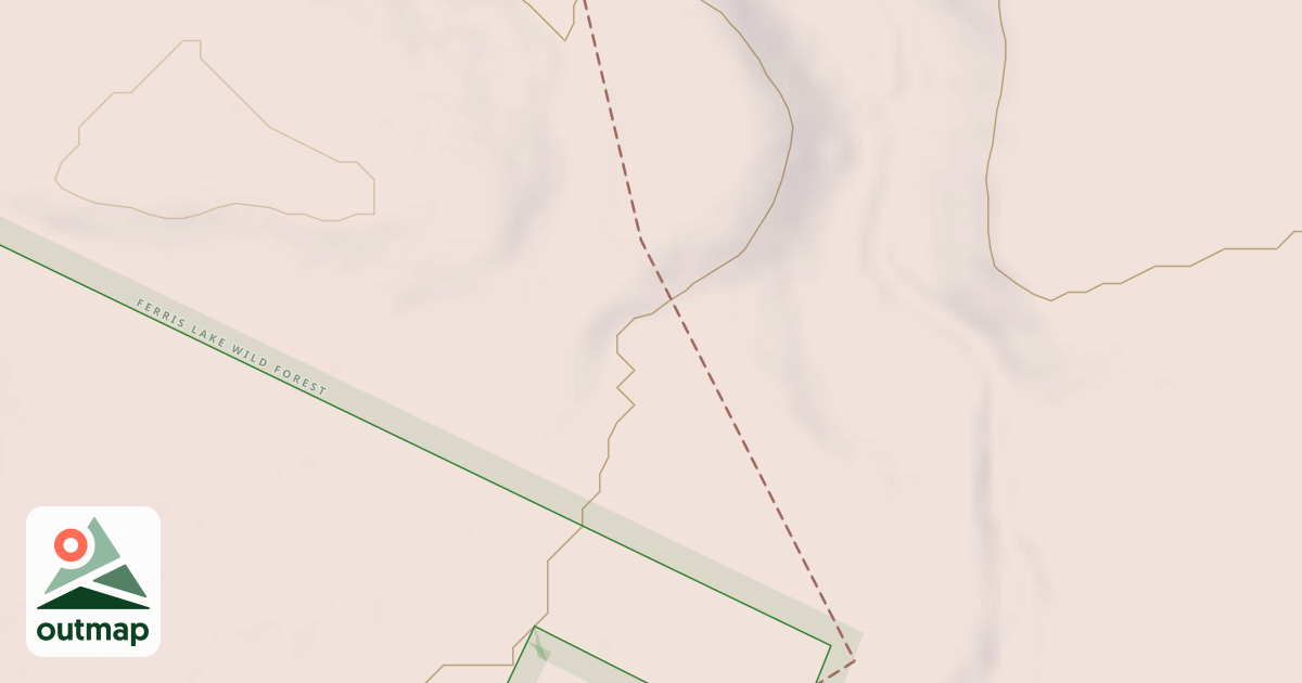 Map of Jones Lake Trail