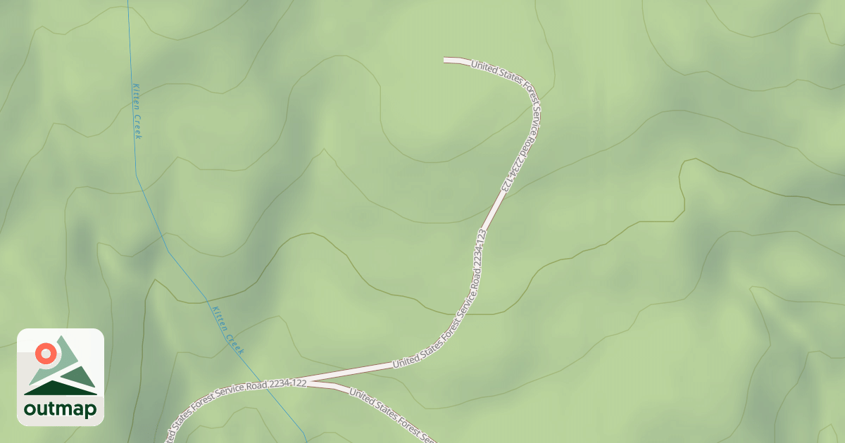 Map of USFS National Forest System Roads {91FE6E76-C02D-45B8-B477-45094B85A164}