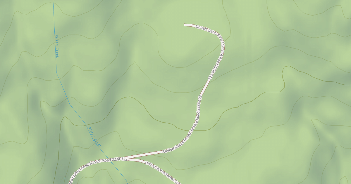 Map preview of USFS National Forest System Roads {91FE6E76-C02D-45B8-B477-45094B85A164}