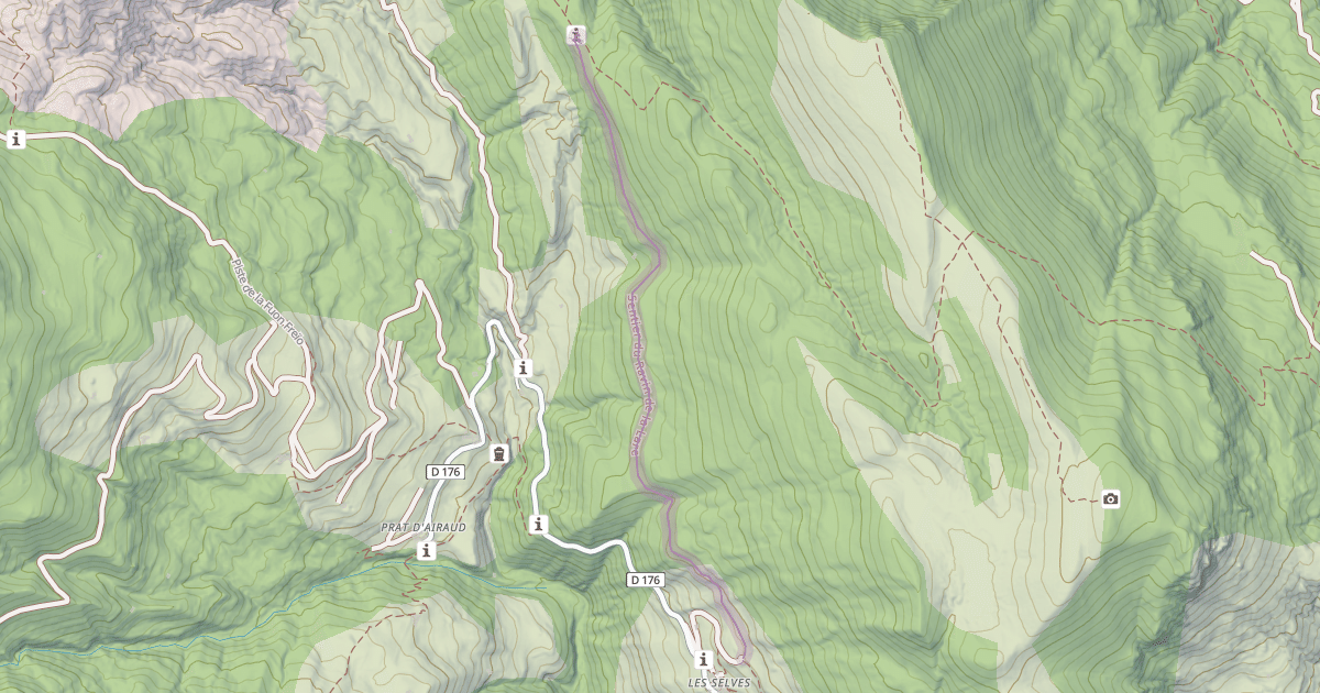 Map preview of Sentier du Ravin de la Lare