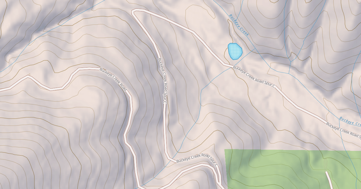 Map preview of BUCKEYE CREEK