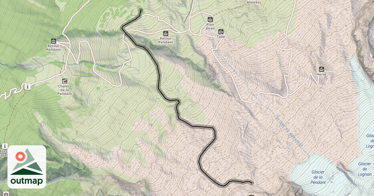 Map of Chamois