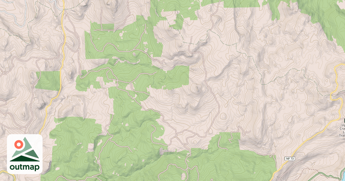 Map of BLACK BUTTE ROAD