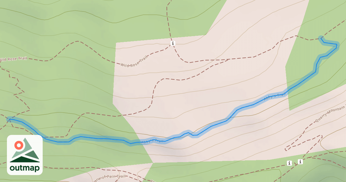 Map of Abby's Trail