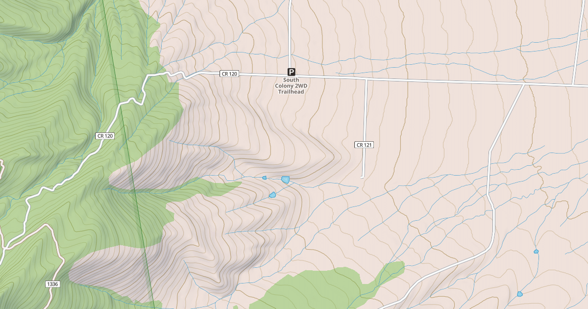 Map preview of South Colony Road
