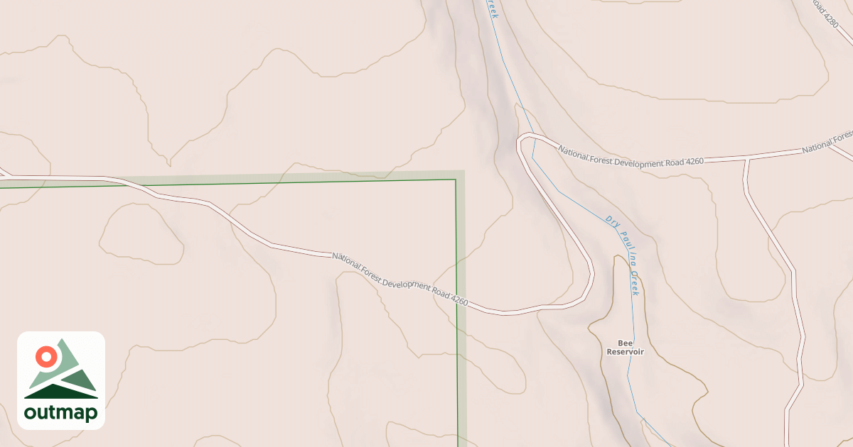 Map of USFS Motor Vehicle Use Map Roads {E6F8F827-A46E-40AB-BF7F-2D0C6DD028B2} in Crook