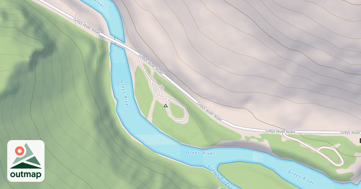 Map of BRIDGE CAMPGROUND