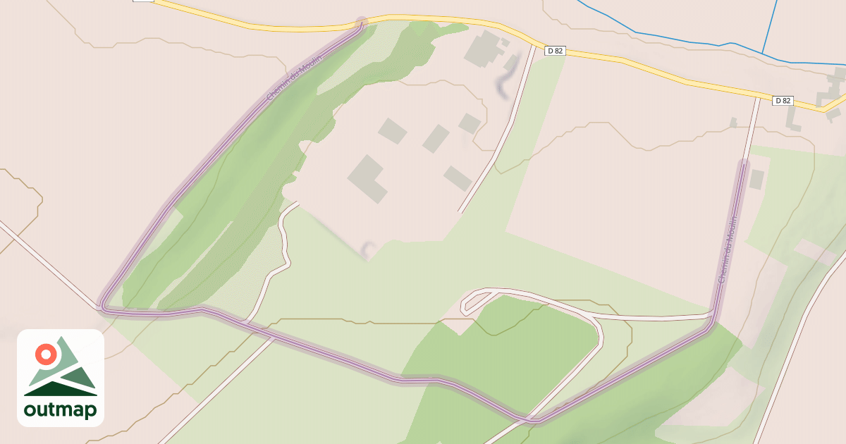 Map of Chemin du Moulin