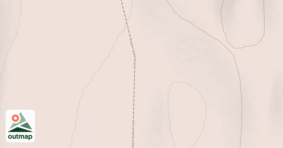 Map of Copper Lake Trail