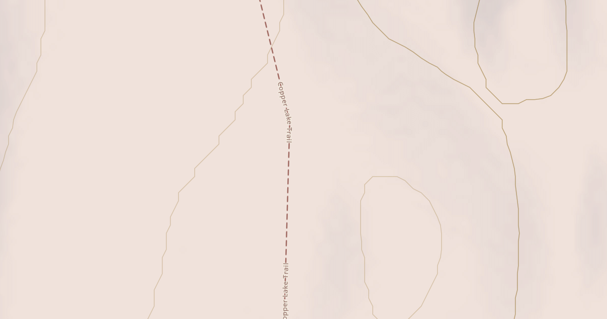 Map preview of Copper Lake Trail