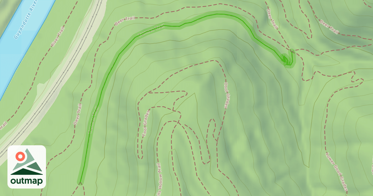 Map of Turman Trail