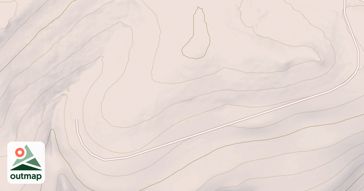 Map of Collins Butte