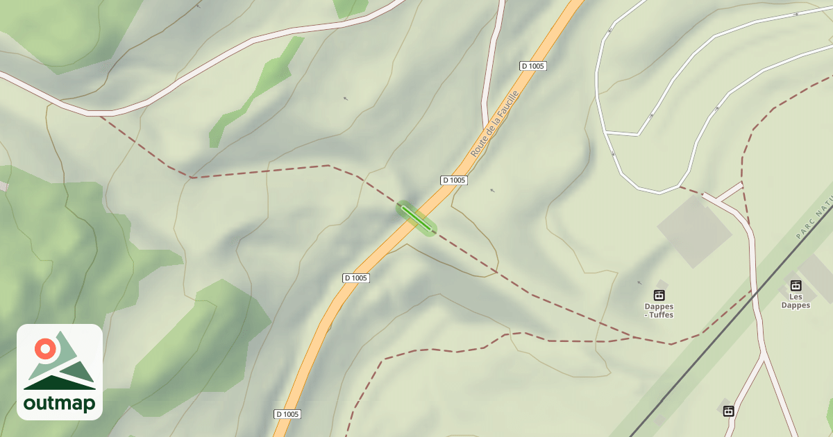 Map of Liaison Franco-Suisse