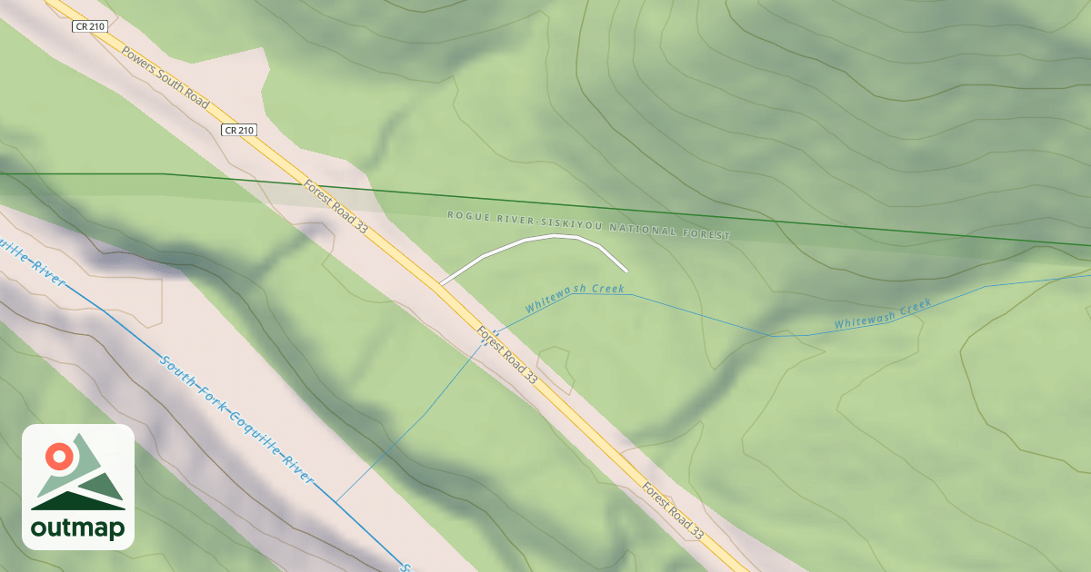 Map of BOUNDARY CAMP