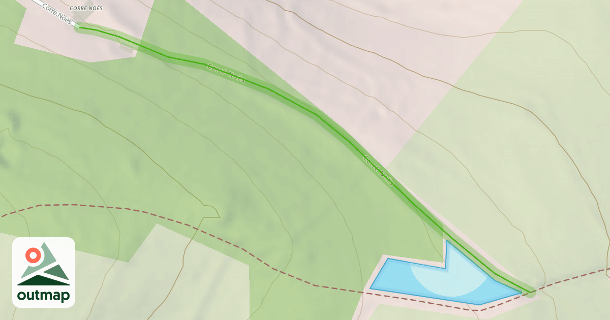 Map of Corré Noës
