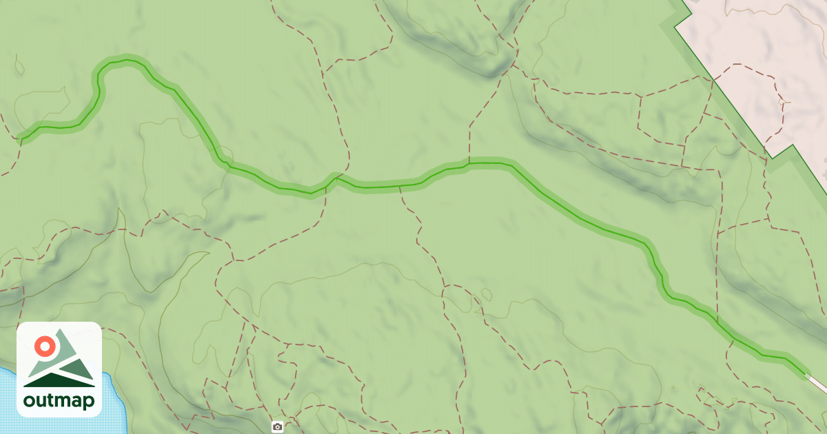 Map of Deep Woods Trail East