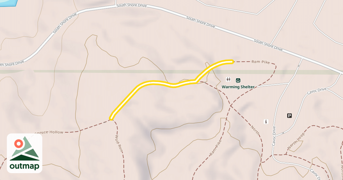 Map of Spruce Hollow