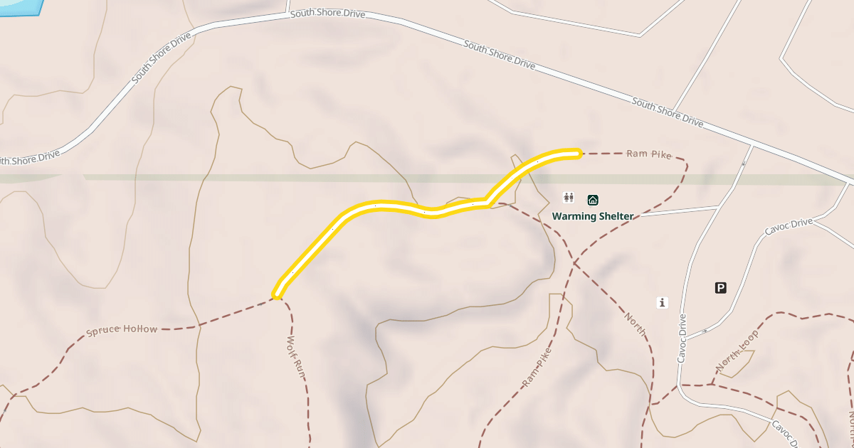 Map preview of Spruce Hollow