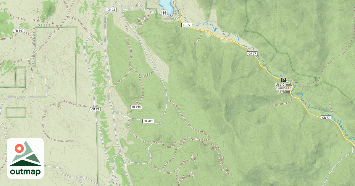 Map of PACKER GULCH