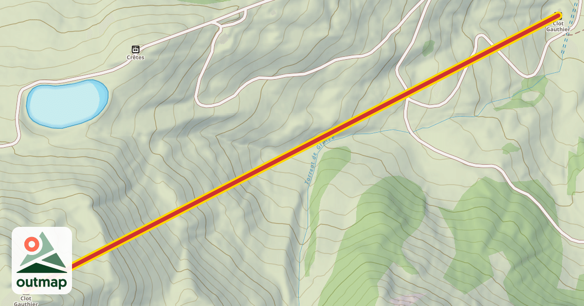 Map of Clot Gauthier