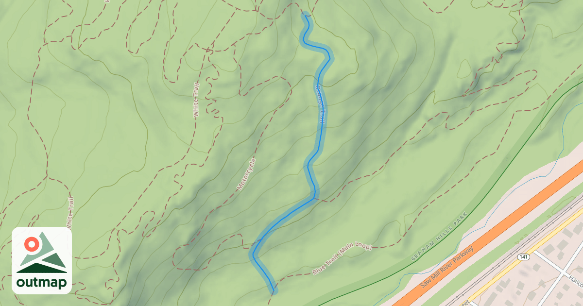 Map of Orange Trail