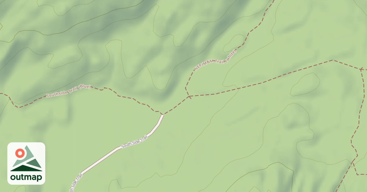 Map of Robert Frost Trail