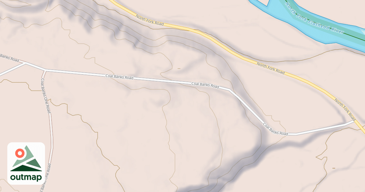 Map of COAL BANKS