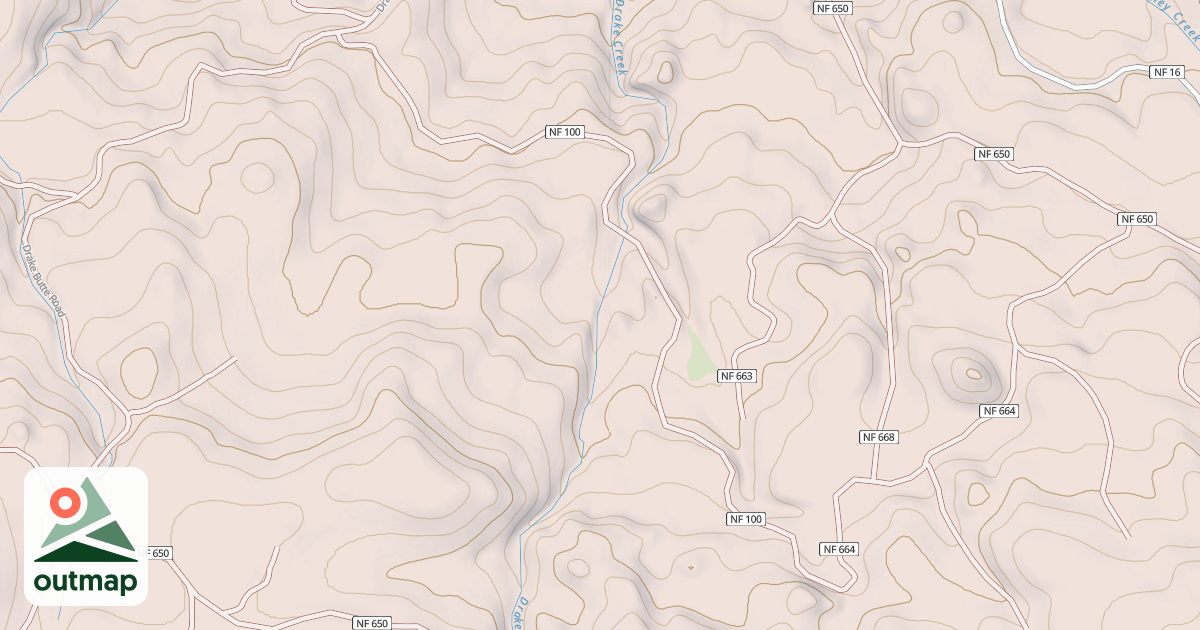 Map of USFS Motor Vehicle Use Map Roads {0CED152A-F42C-410A-8B90-E9C8A0D30A35}