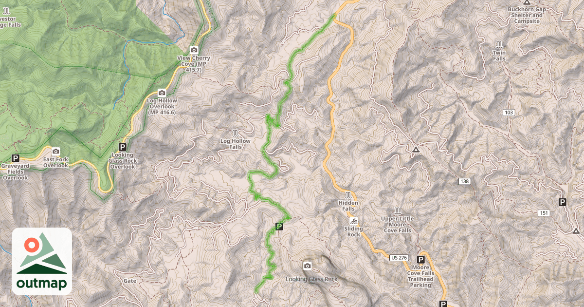 Map of Headwater Road