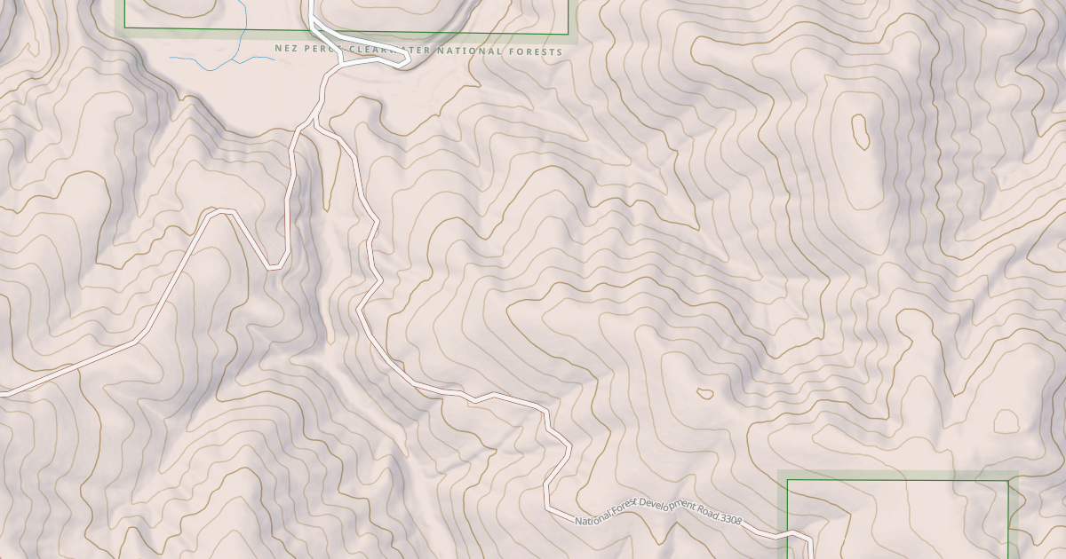 Map preview of MCGARY BUTTE