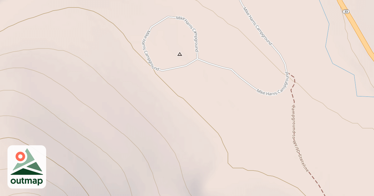 Map of MIKE HARRIS CG LOOP A