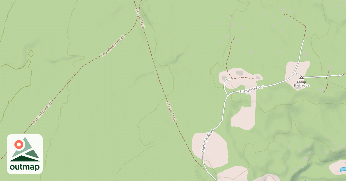 Map of Hickory Run State Park Trails