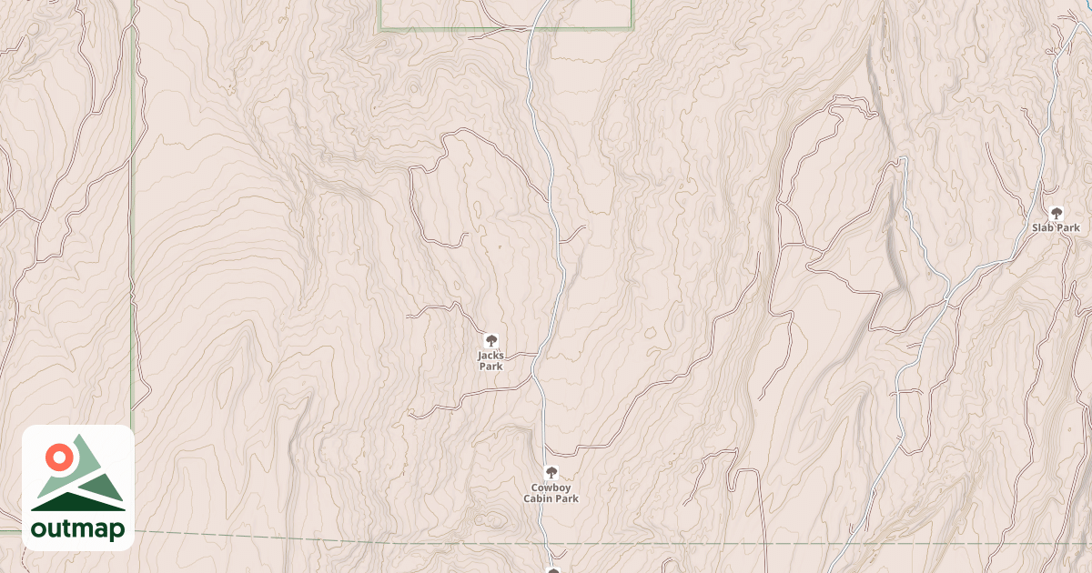Map of WEST FORK SMITHS FORK-40074