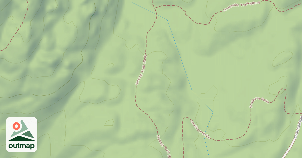 Map of Swamp Trail