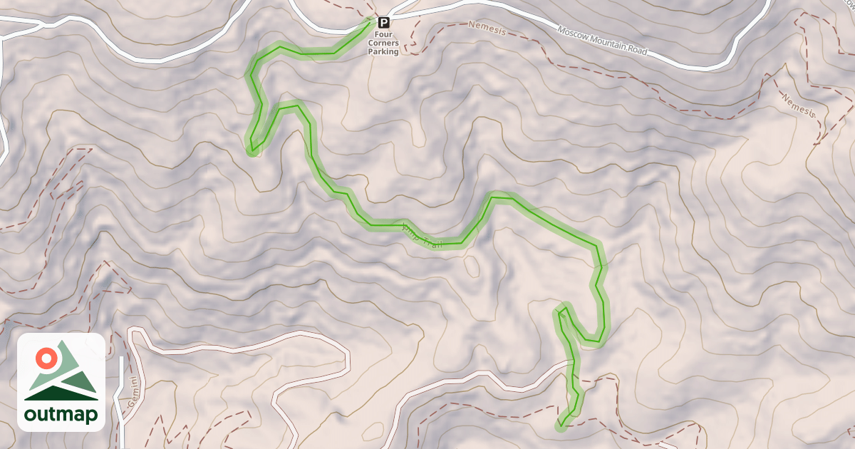 Map of Jump Trail