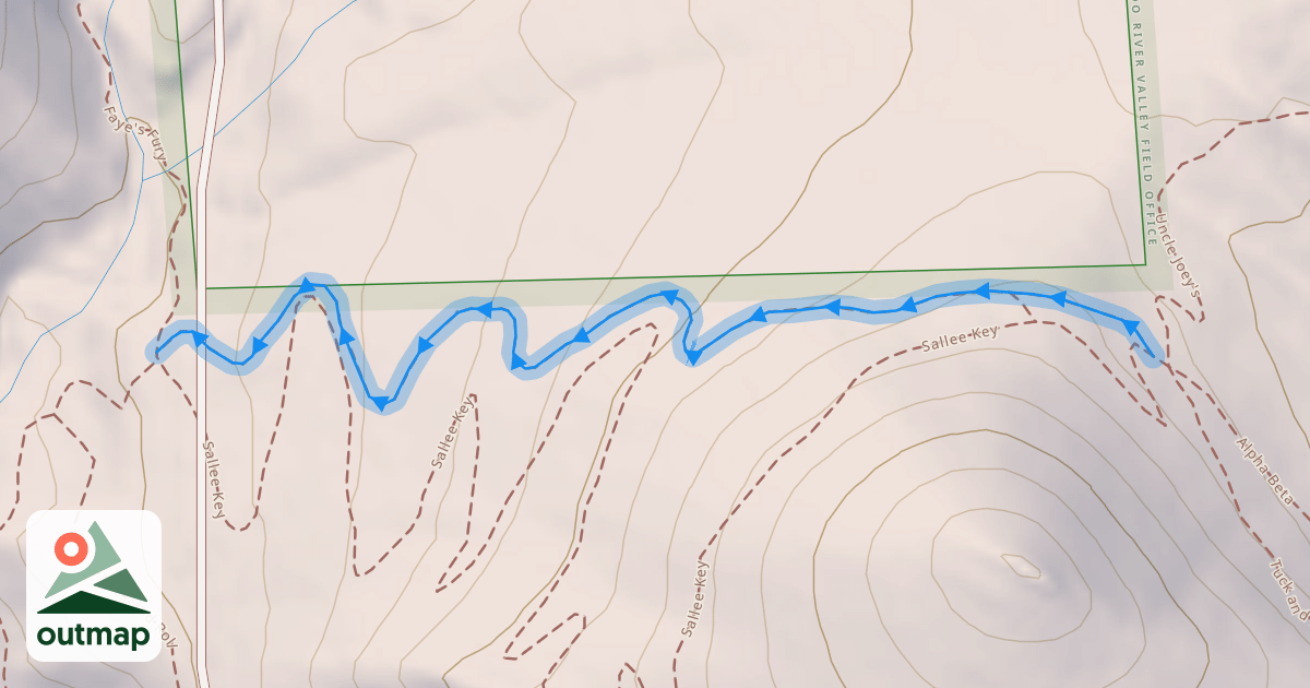 Map of Sallee Key Flow