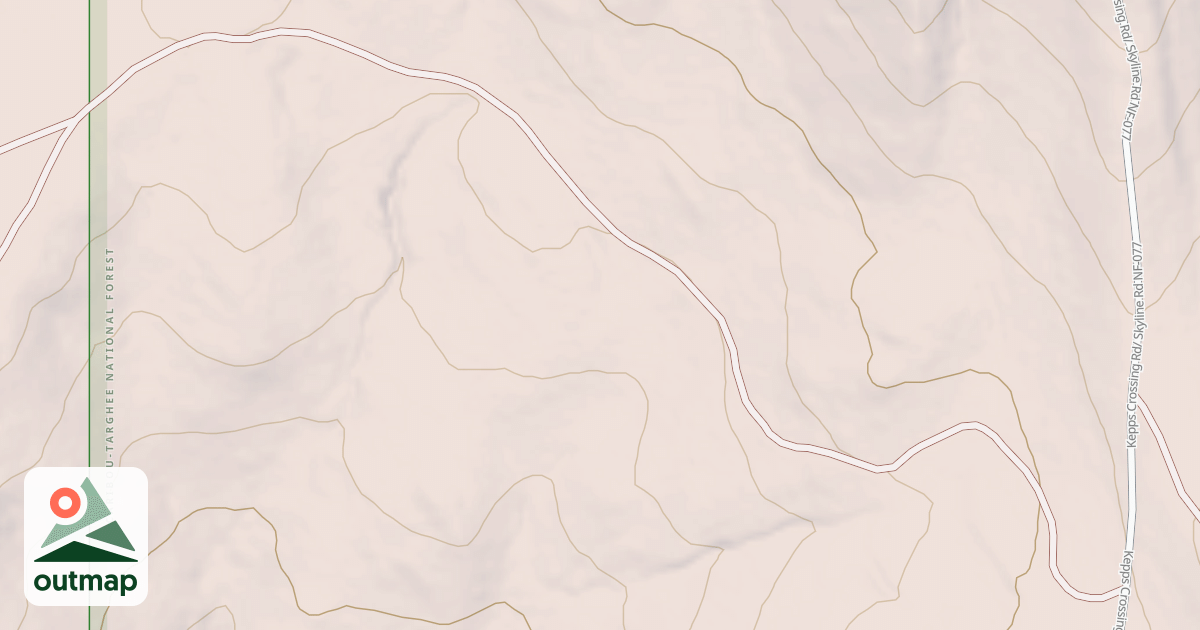 Map of HELL CREEK
