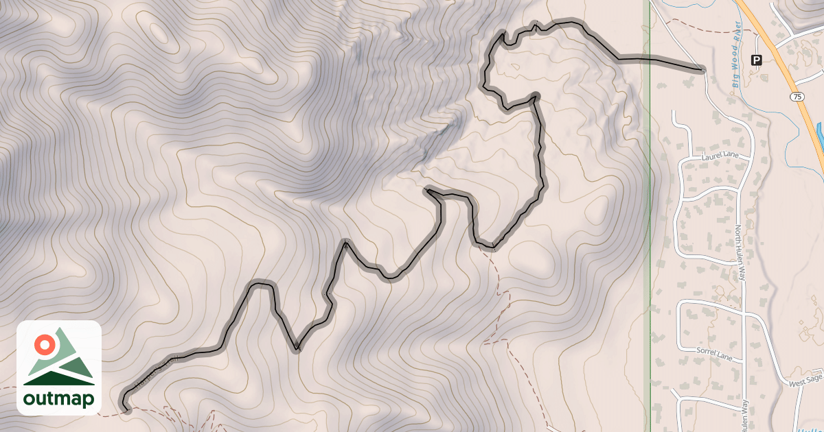 Map of Harper's Trail #323