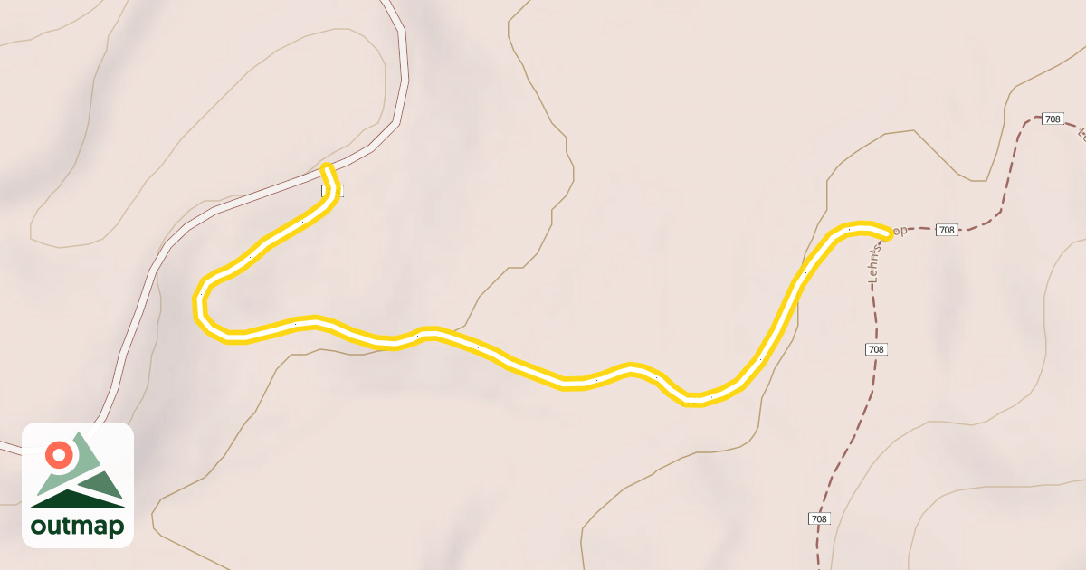 Map of Aspen Grove Trail