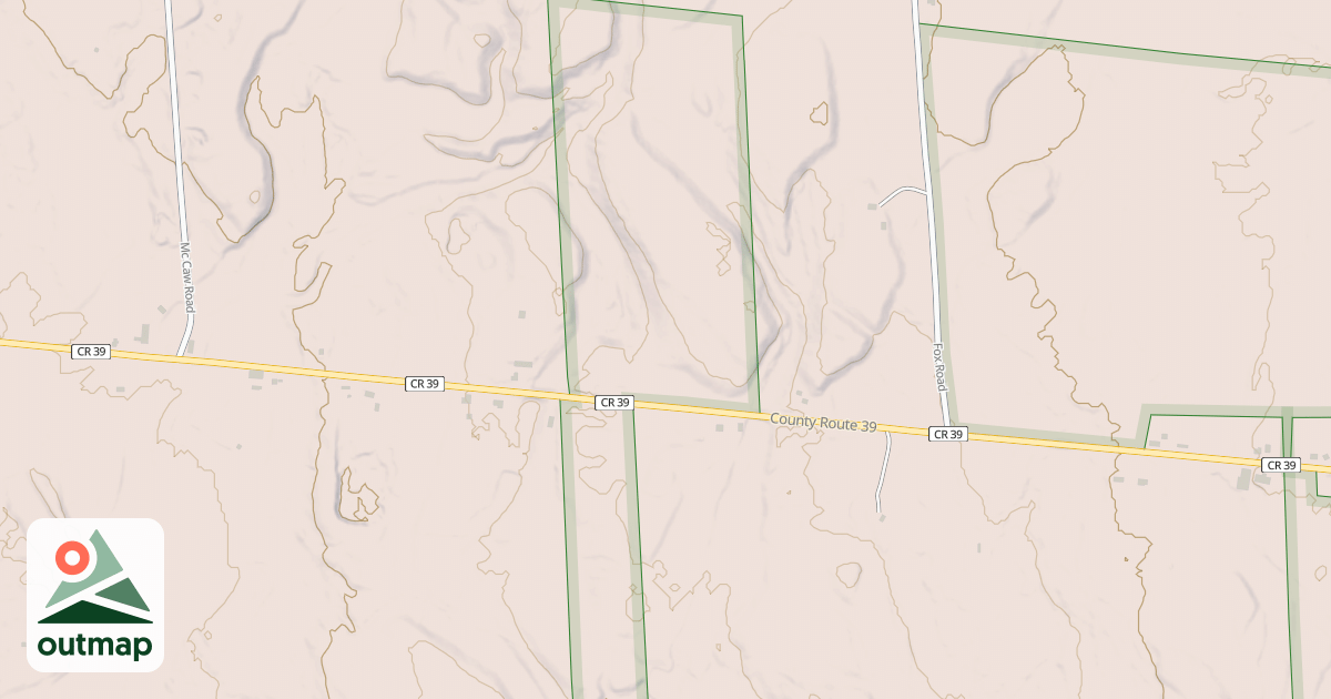 Map of Snowmobile Trail