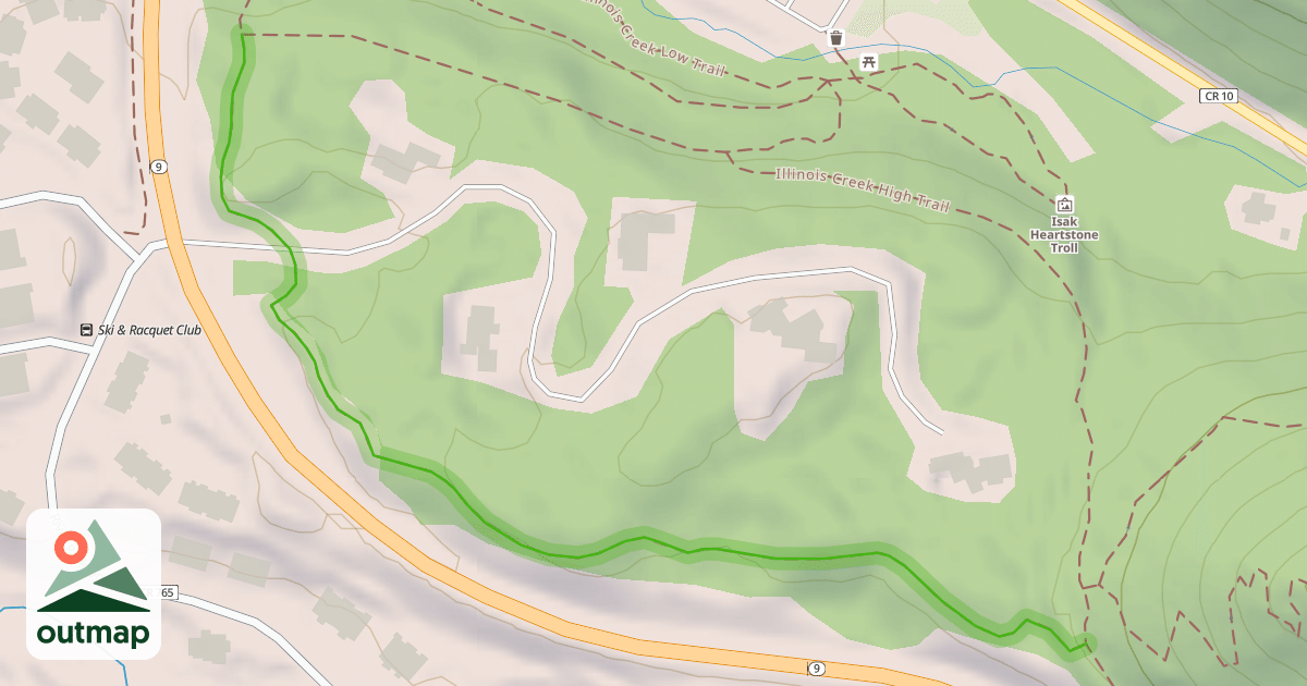Map of Southside Trail