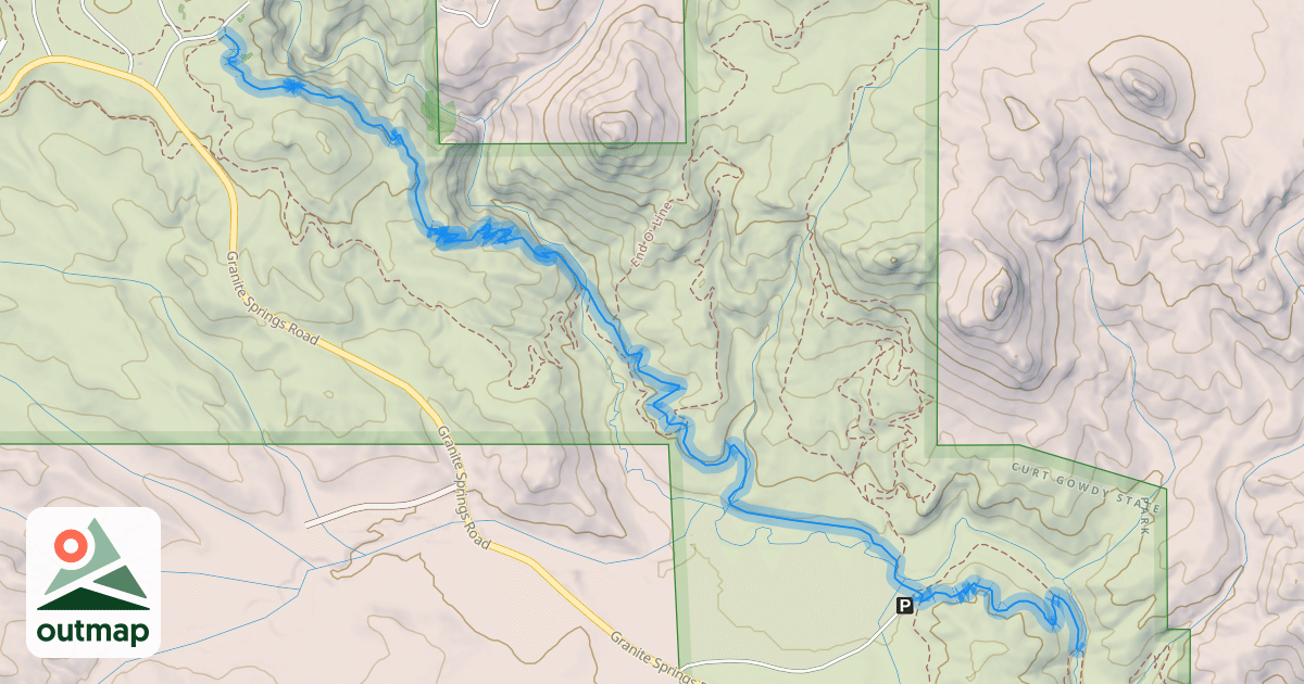Map of Canyons