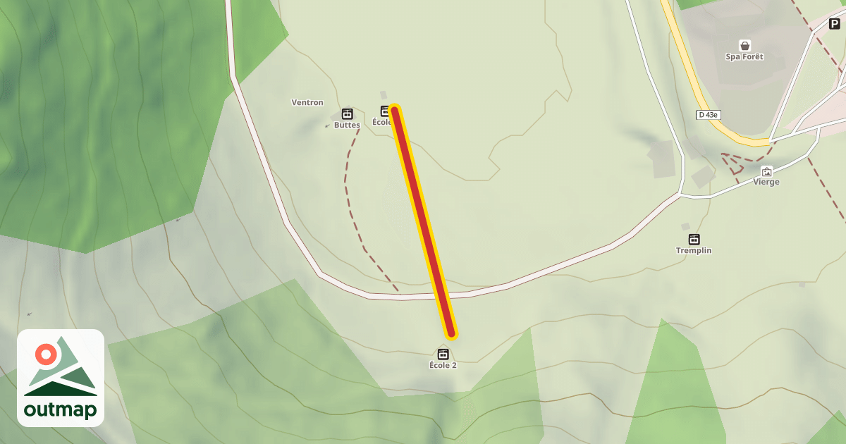 Map of École 1