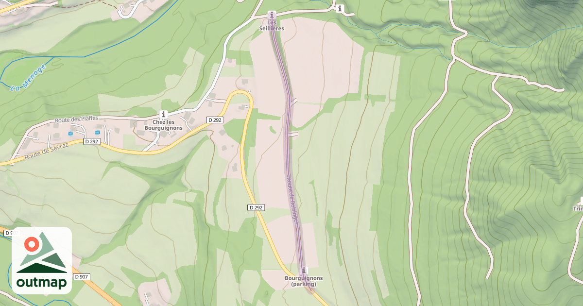 Map of Route de Boisinges