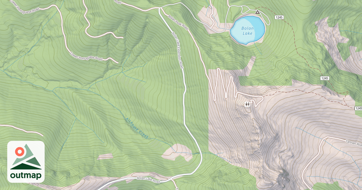 Map of BOLAN LAKE EXTENSION