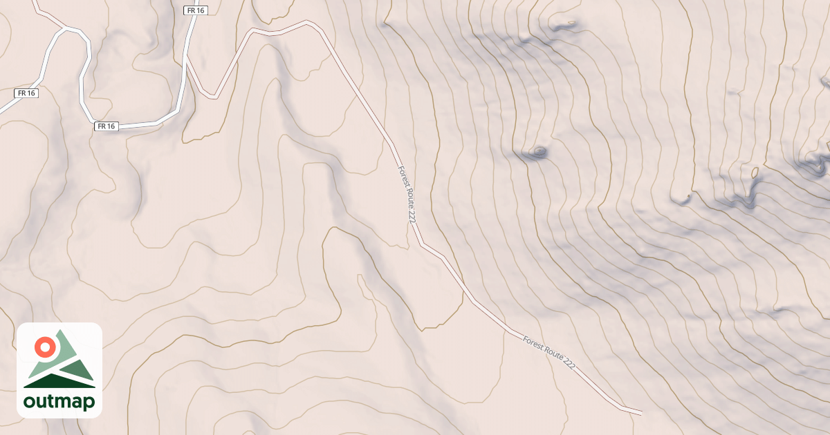 Map of BLACK MTN LOOKOUT