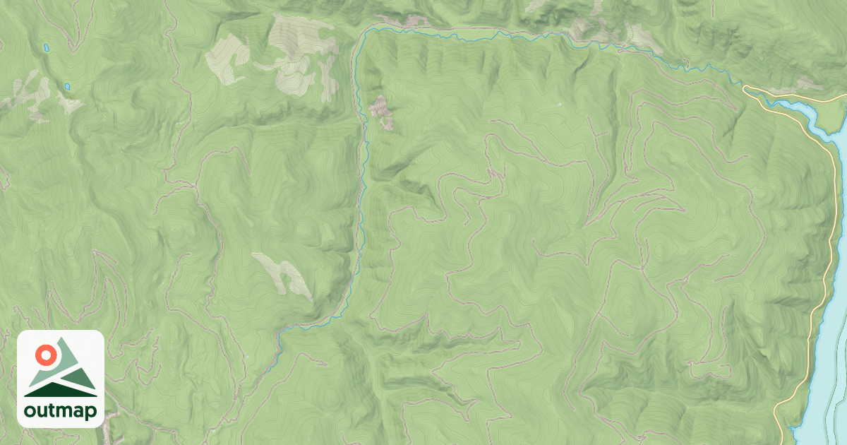 Map of BIG CREEK PIPE CREEK