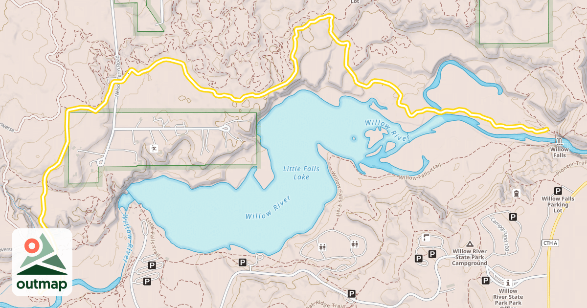 Map of Nelson Farm Trail